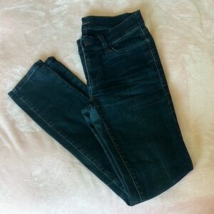Ann Taylor The Skinny‎ Modern Fit Dark Blue Jeans